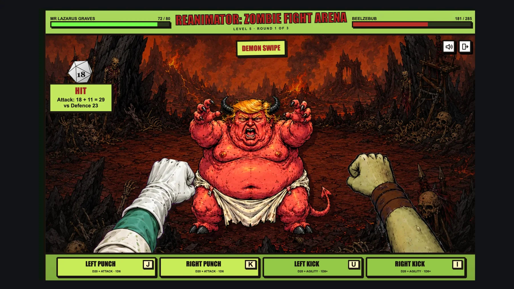 Final arena gameplay screenshot